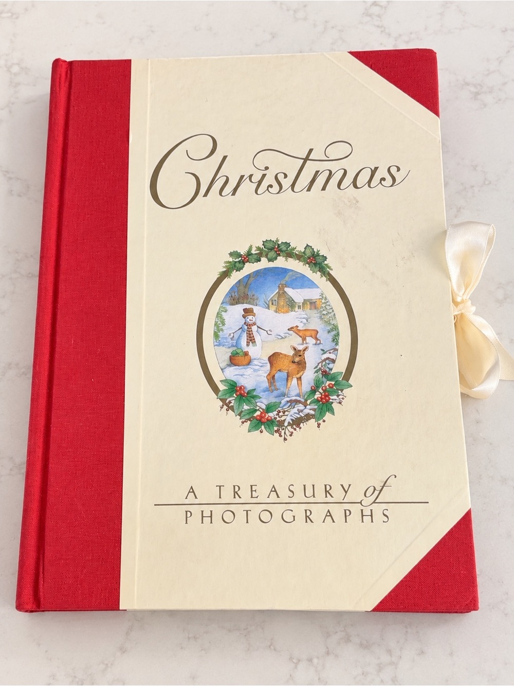 Vintage 1998 Christmas A Treasury of Photographs Pop-Up Press Photo Album